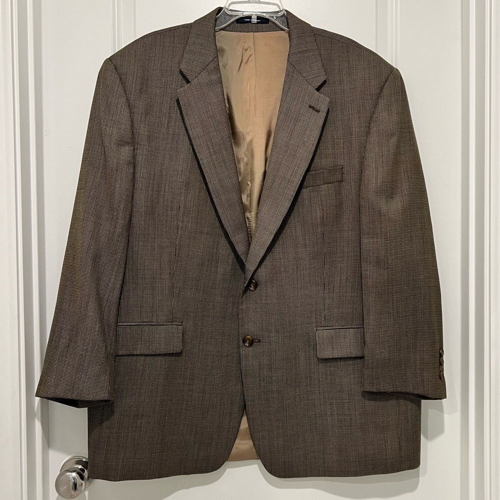 Vintage Chaps by Ralph Lauren Men's Wool 2 Button Blazer Sport Coat Size 48R
